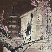 巧妙融合形式意味浓郁均凸显出了花鸟画气韵生动